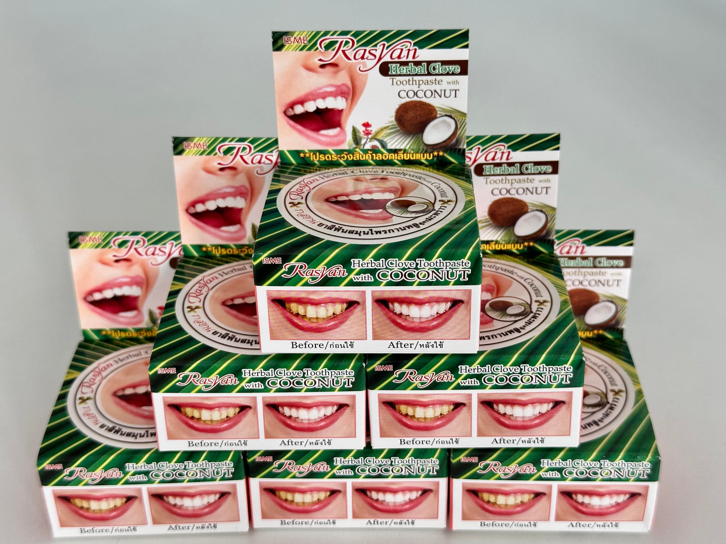 ISME RASYAN COCONUT TASTE TOOTHPASTE WHITENING PASTE ORGANIC (new)