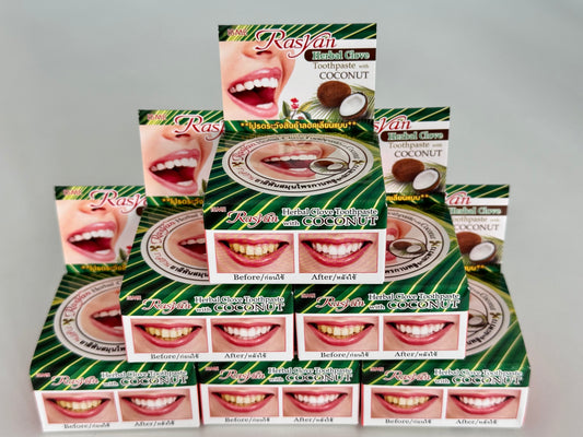 ISME RASYAN COCONUT TASTE TOOTHPASTE WHITENING PASTE ORGANIC (new)