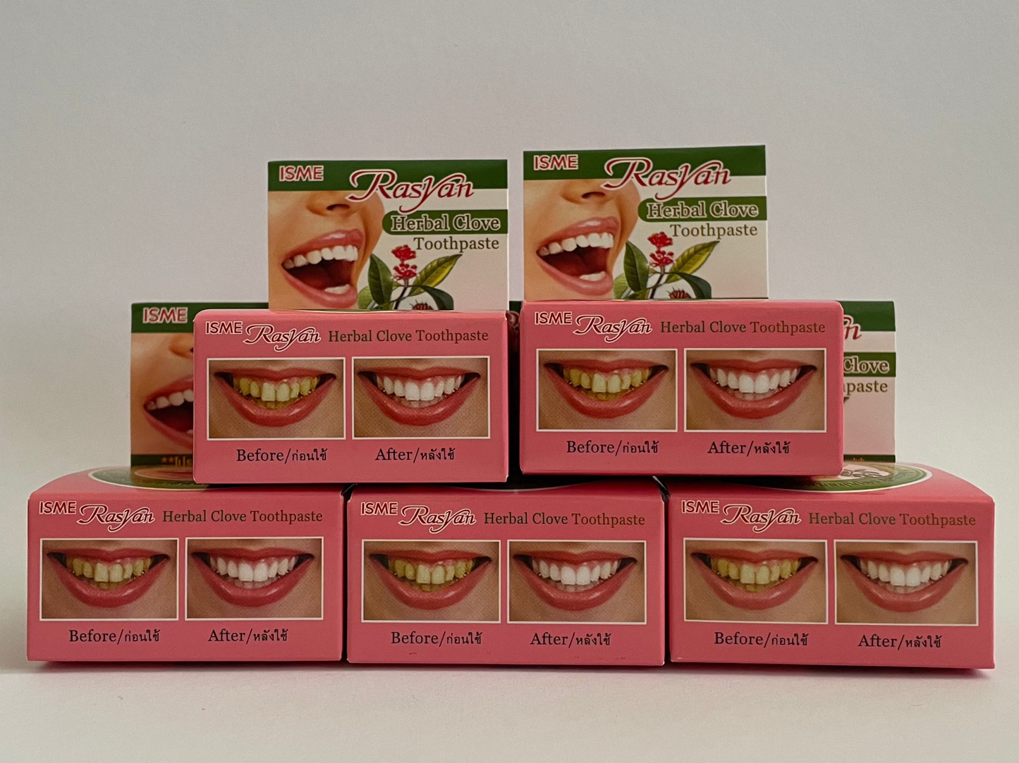Rasyan ISME Herbal Clove Toothpaste Zahnpasta  für weisse Zähne ( 25 Gramm)